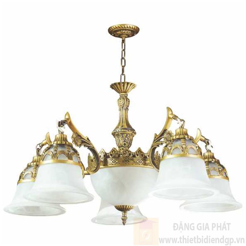 Đèn chùm cổ điển Ø700*H700+300, E27*7 lamp